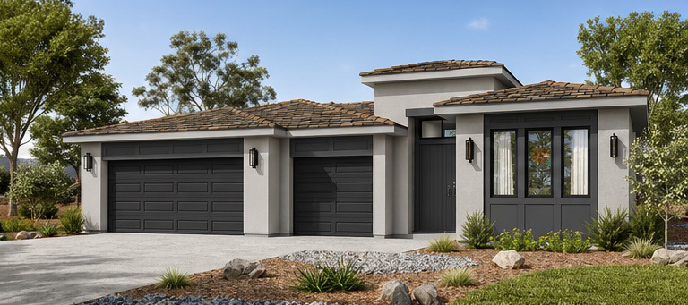 The Shasta Contemporary C elevation &mdash; 13219 Wintersweet Drive