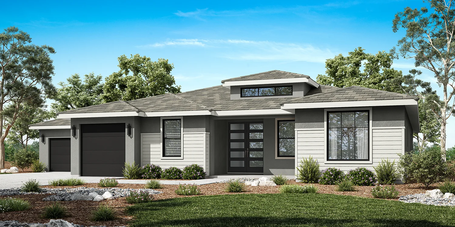 The Heirloom Contemporary C elevation &mdash; Lot 17, Gladeview Lane